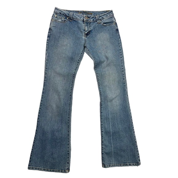 Wet Seal Vintage Y2K Low Waisted Flare Jeans Juniors Size 7 - Picture 10 of 10